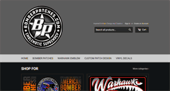 Desktop Screenshot of bomberpatches.com